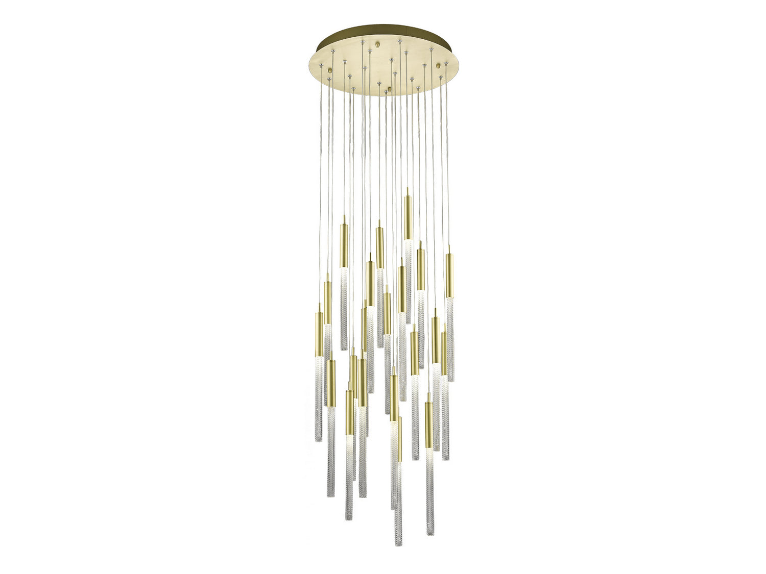 Avenue Lighting - HF2021-BOA-BB - 21 Light Pendant - Boa - Brushed Brass