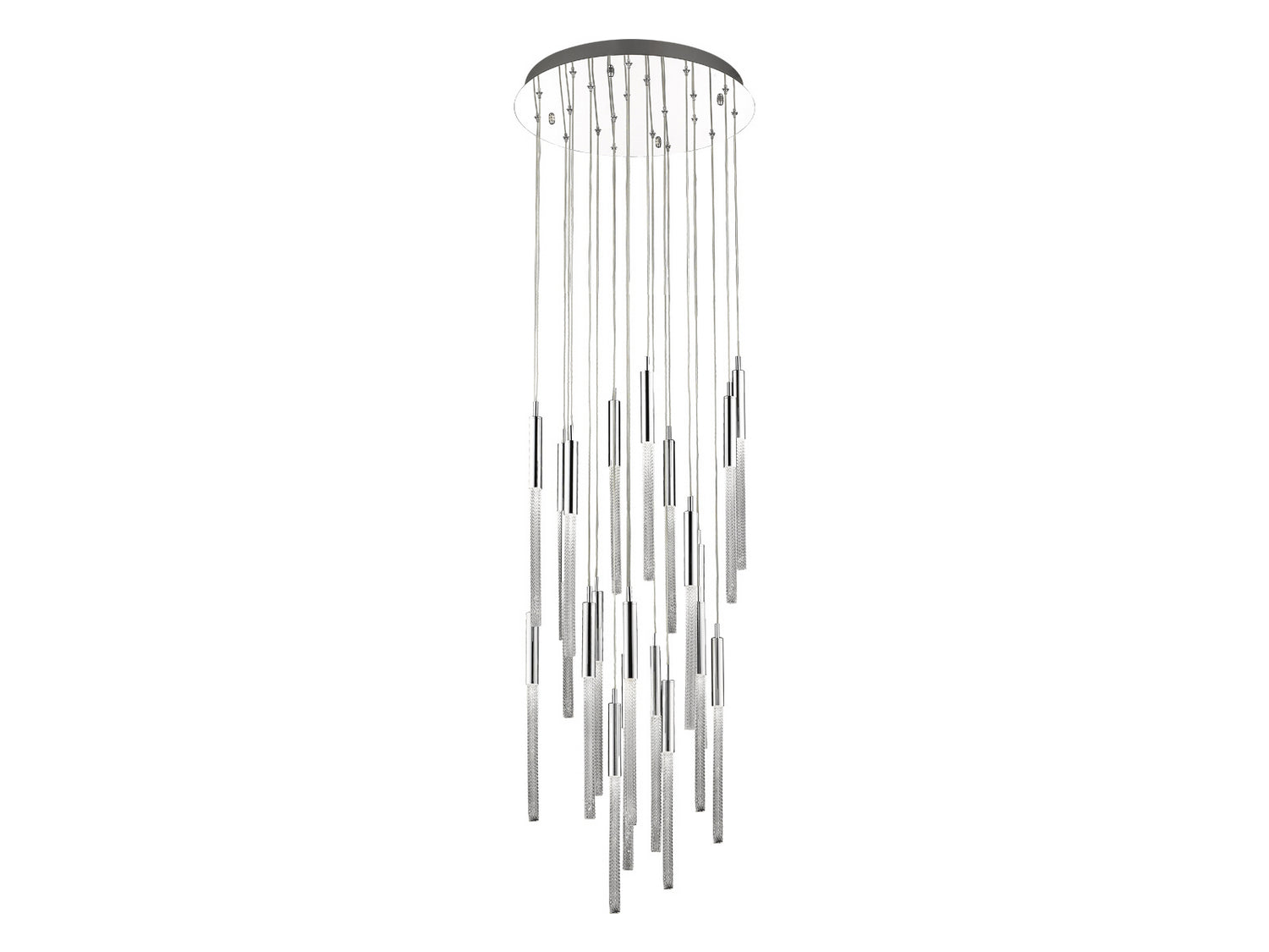 Avenue Lighting - HF2021-BOA-PN - 21 Light Pendant - Boa - Polished Nickel