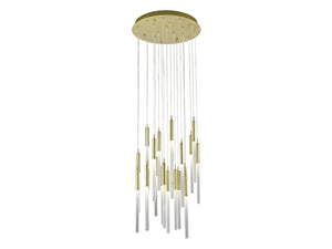 Avenue Lighting - HF2021-FR-BB - 21 Light Pendant - Main St. - Brushed Brass