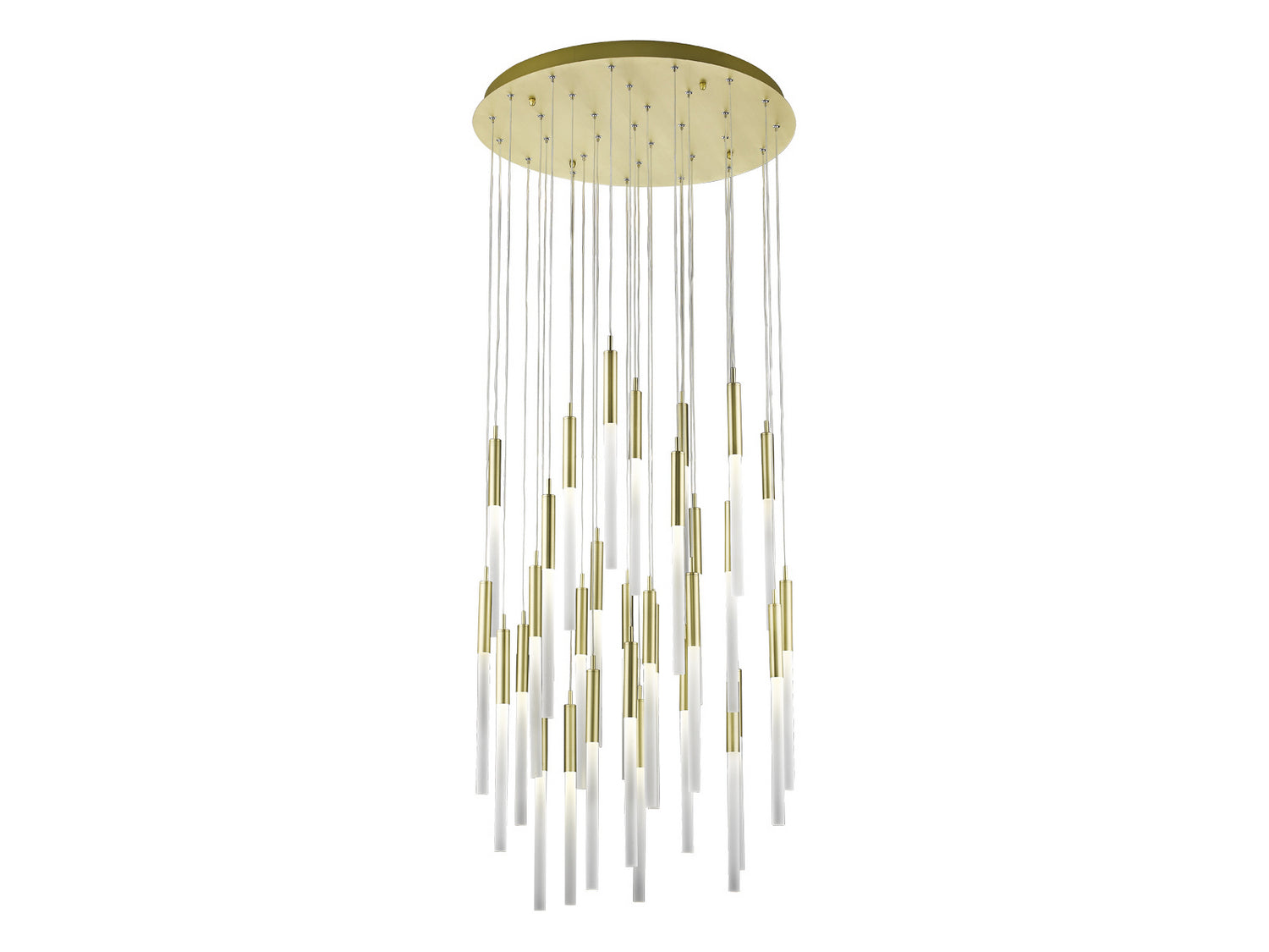 Avenue Lighting - HF2031-FR-BB - 31 Light Pendant - Main St. - Brushed Brass