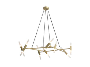 Avenue Lighting - HF6016-BB - 20 Light Pendant - Manhattan Ave. - Brushed Brass