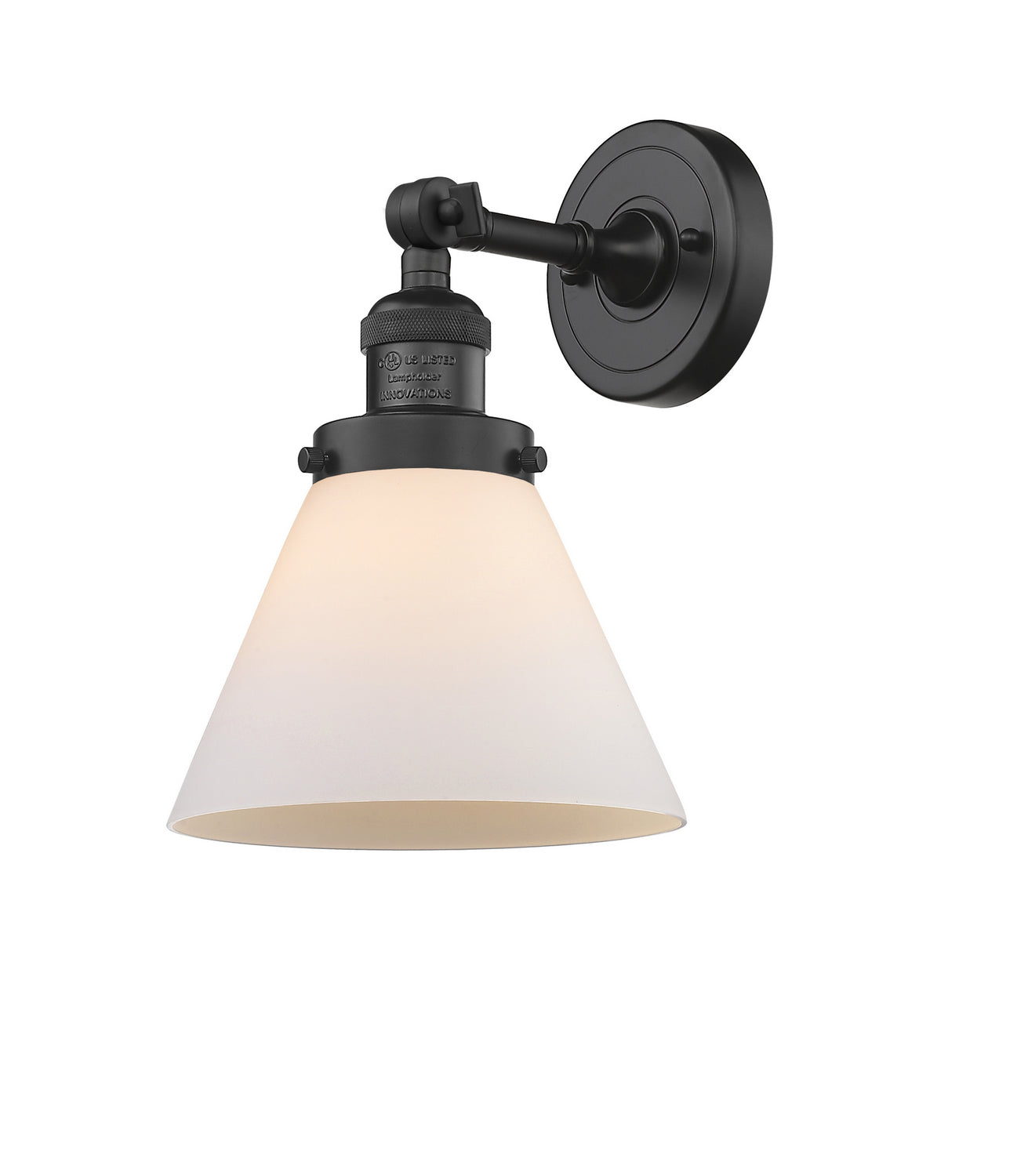 Innovations - 203-BK-G41 - One Light Wall Sconce - Franklin Restoration - Matte Black