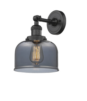 Innovations - 203-BK-G73 - One Light Wall Sconce - Franklin Restoration - Matte Black