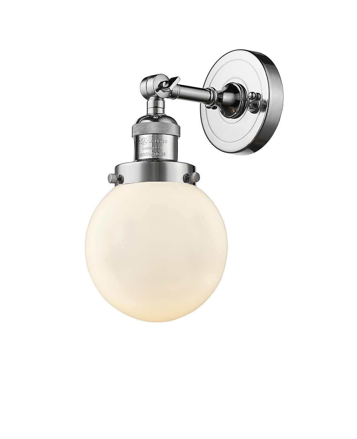 Innovations - 203-PC-G201-6 - One Light Wall Sconce - Franklin Restoration - Polished Chrome