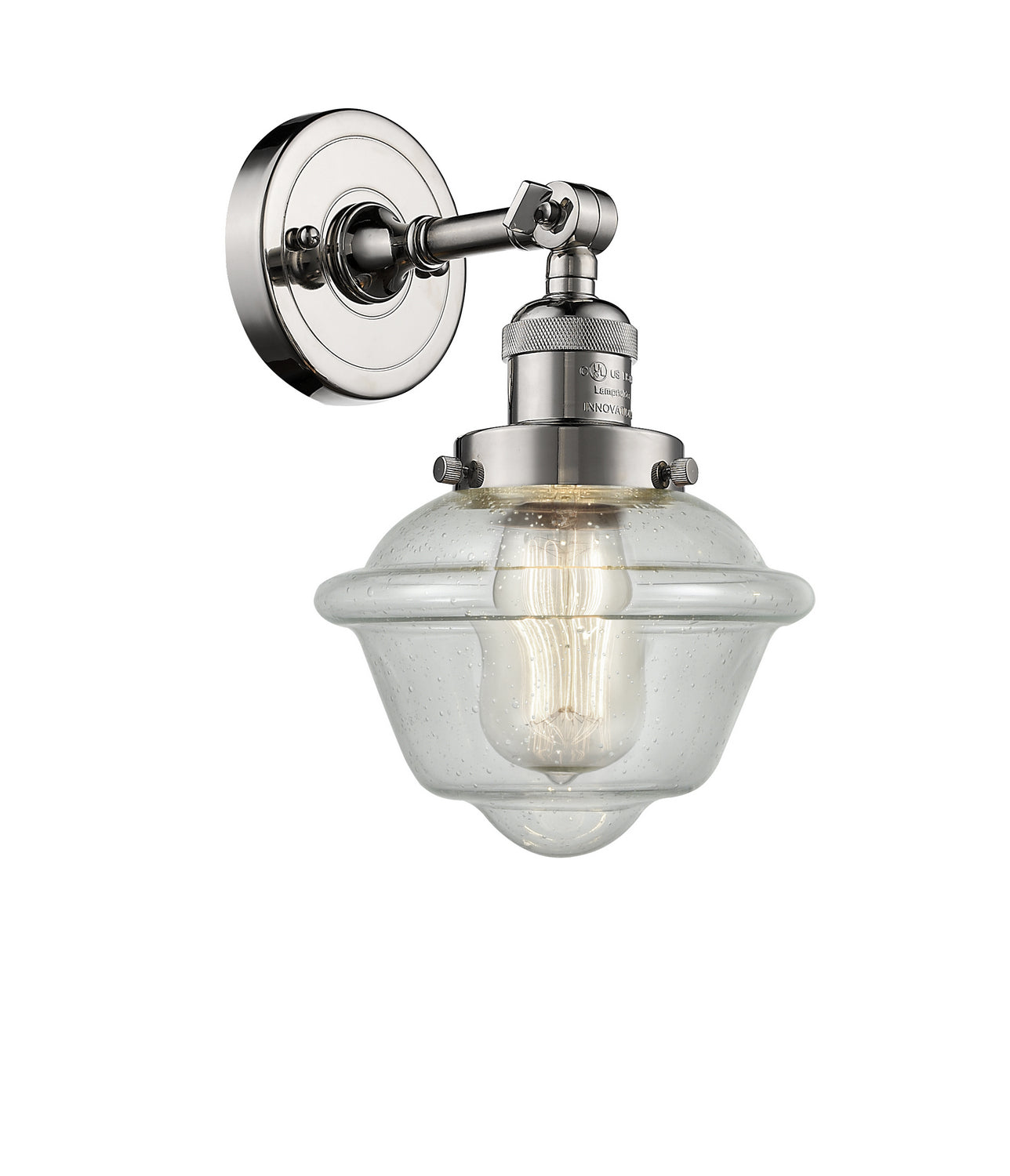 Innovations - 203-PN-G534 - One Light Wall Sconce - Franklin Restoration - Polished Nickel