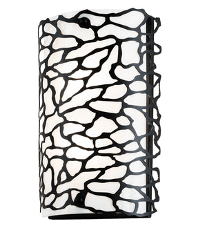 Meyda Tiffany - 185851 - Two Light Wall Sconce - Parmecia - Textured Black