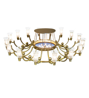 Meyda Tiffany - 191799 - 32 Light Chandelier - Kahe - Brass/Black Hills Gold