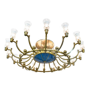 Meyda Tiffany - 191799 - 32 Light Chandelier - Kahe - Brass/Black Hills Gold