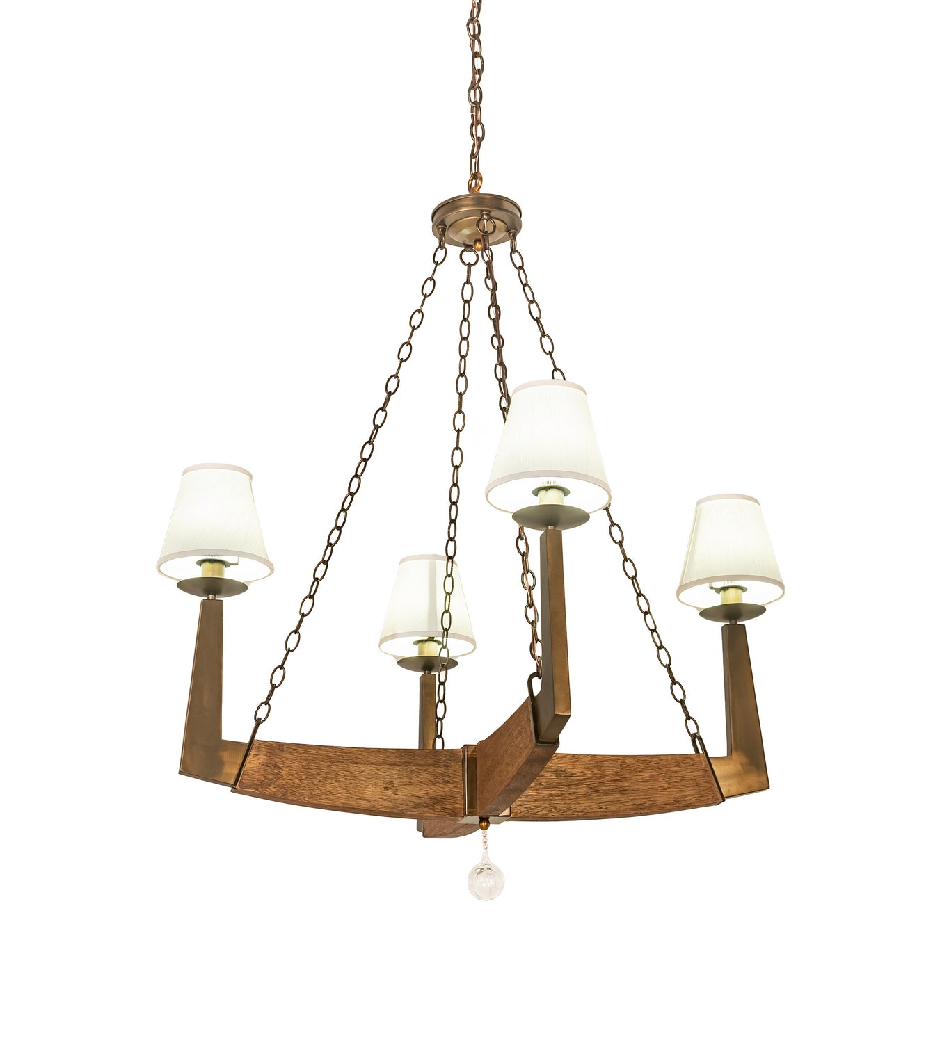 Meyda Tiffany - 195110 - Four Light Chandelier - Arendal - Antique Copper