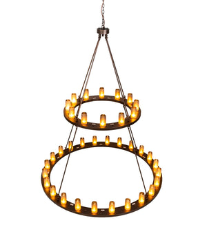 Meyda Tiffany - 195244 - 36 Light Chandelier - Loxley - Mahogany Bronze