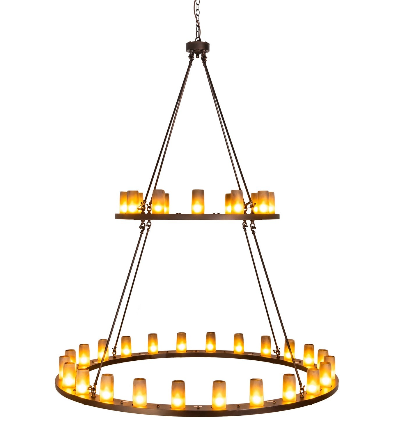 Meyda Tiffany - 195244 - 36 Light Chandelier - Loxley - Mahogany Bronze