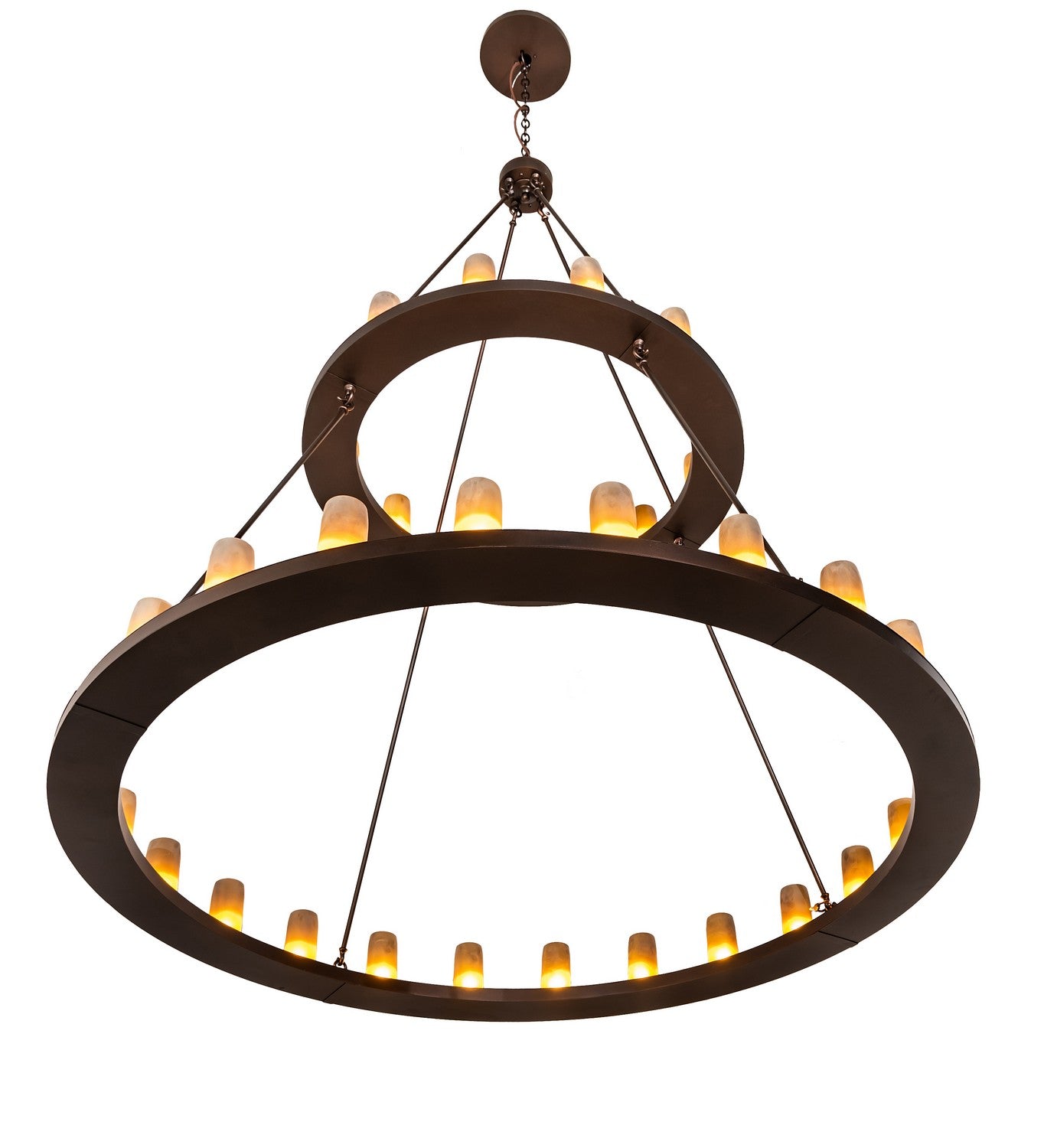 Meyda Tiffany - 195244 - 36 Light Chandelier - Loxley - Mahogany Bronze