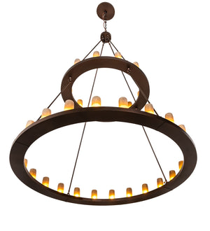 Meyda Tiffany - 195244 - 36 Light Chandelier - Loxley - Mahogany Bronze