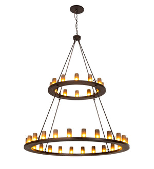 Meyda Tiffany - 195244 - 36 Light Chandelier - Loxley - Mahogany Bronze