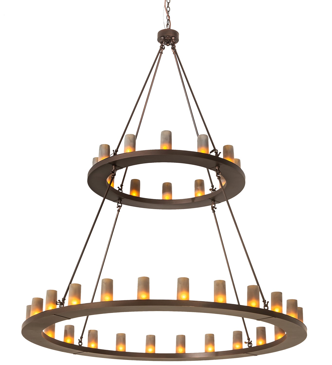 Meyda Tiffany - 195244 - 36 Light Chandelier - Loxley - Mahogany Bronze