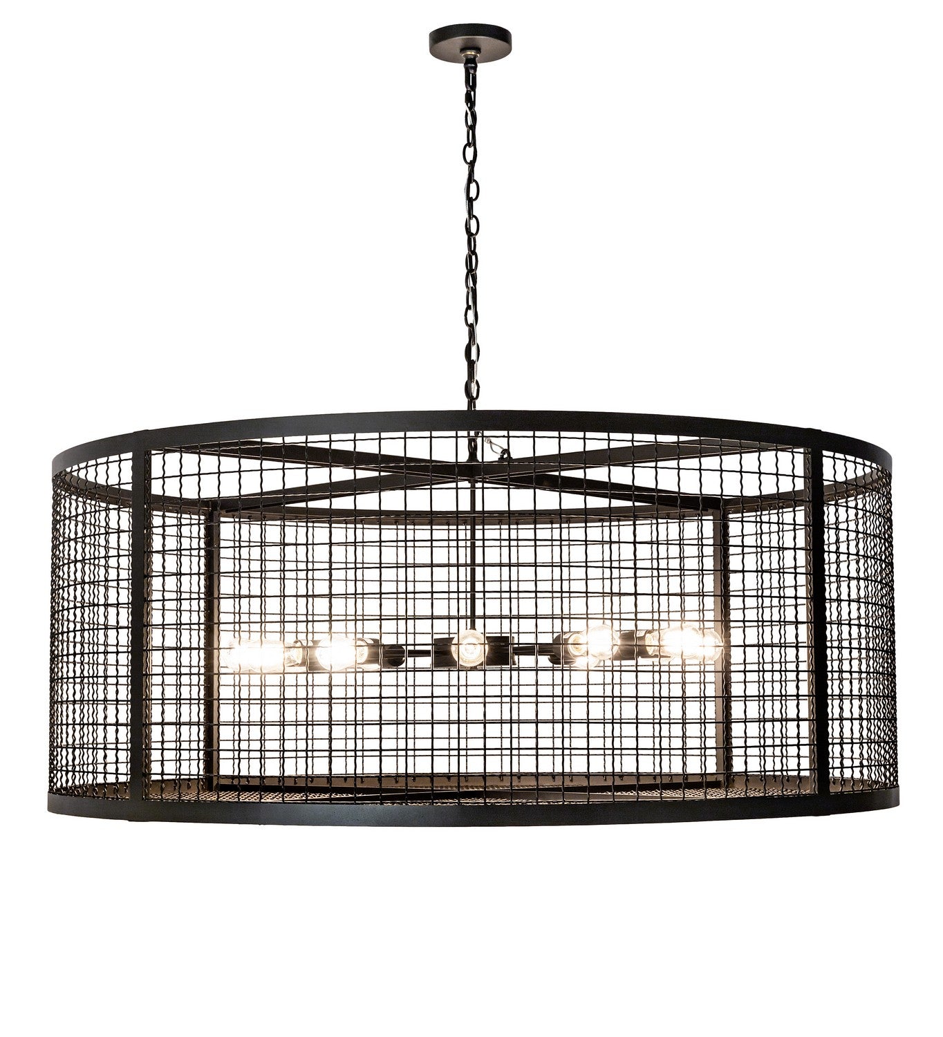 Meyda Tiffany - 197674 - 12 Light Pendant - Paloma Golpe - Textured Black