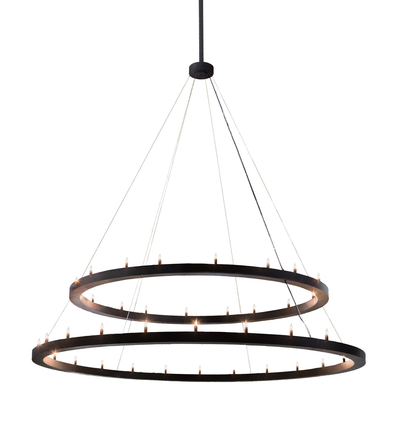 Meyda Tiffany - 200322 - LED Pendant - Willowbend - Textured Black