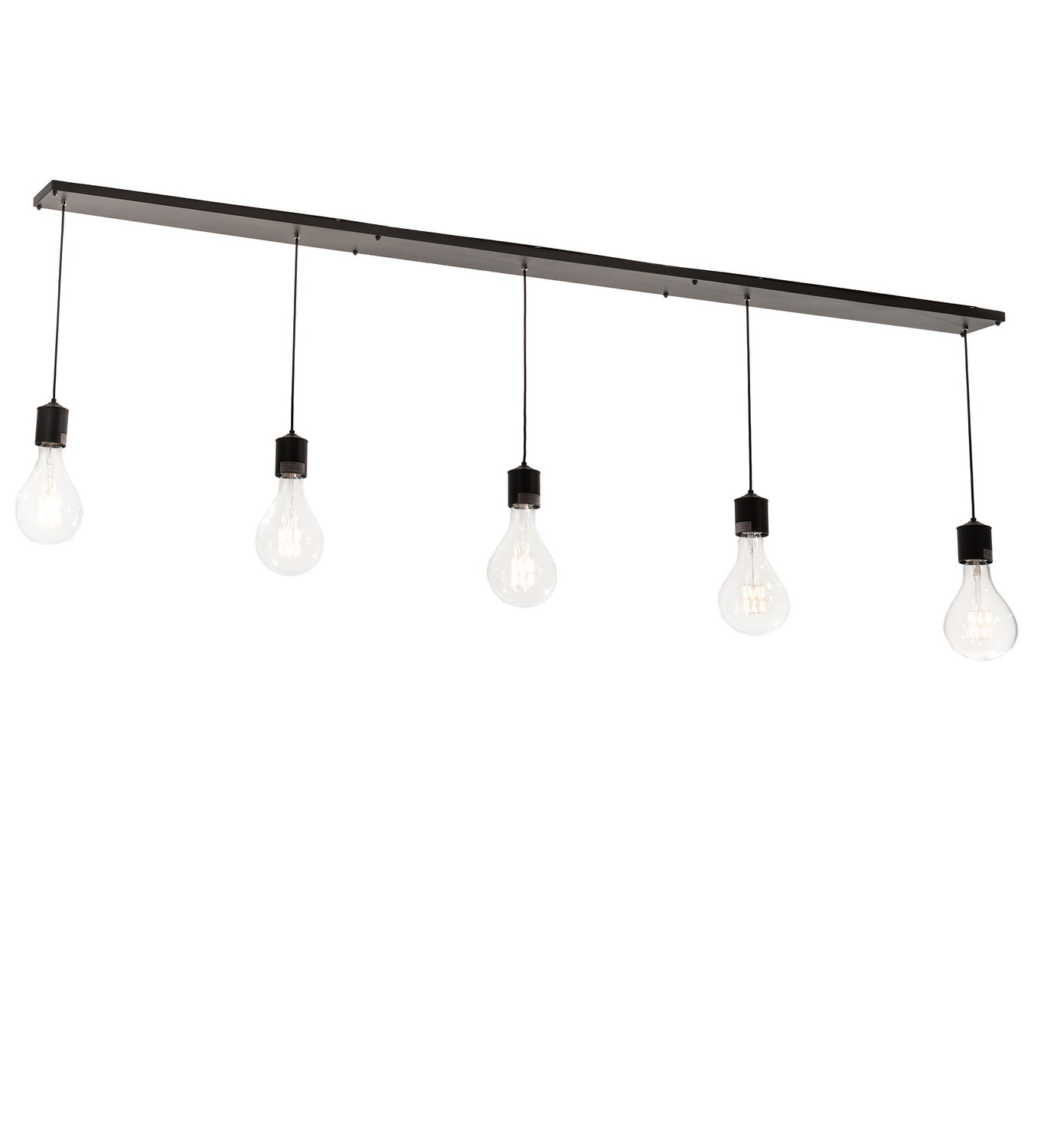 Meyda Tiffany - 201061 - LED Oblong Pendant - Alva - Wrought Iron