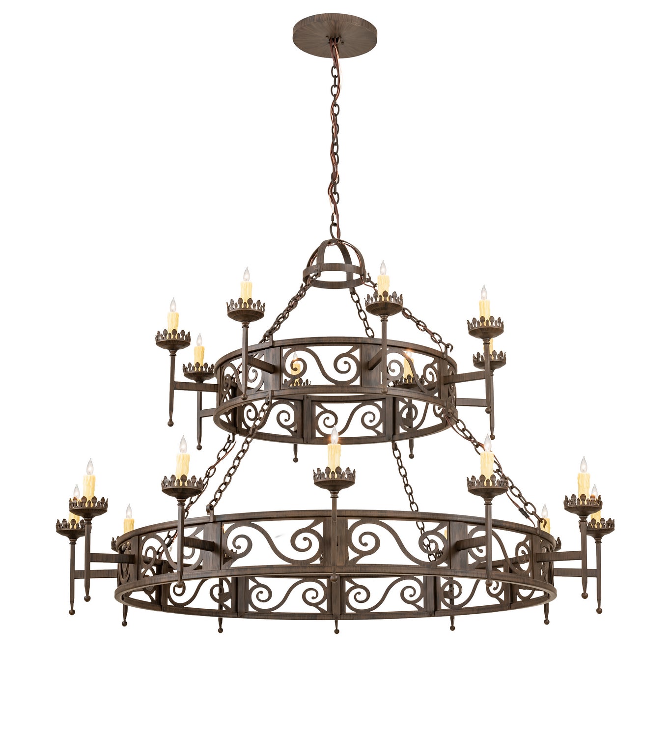 Meyda Tiffany - 201849 - 20 Light Chandelier - Majella - Classic Rust