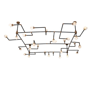 Meyda Tiffany - 202059 - LED Chandelier - Pipedream - Black & Gold