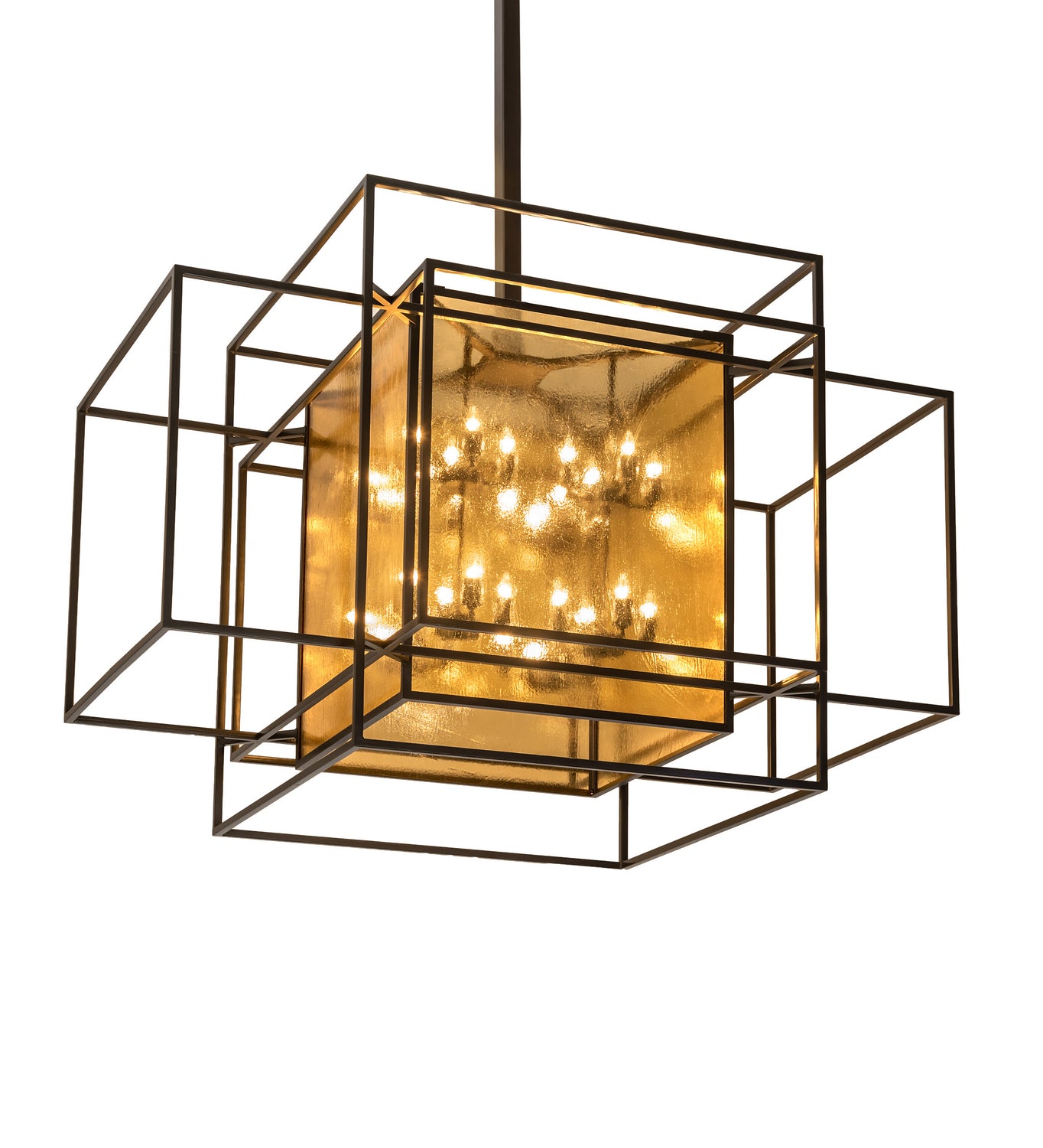 Meyda Tiffany - 202093 - 32 Light Pendant - Kitzi Box - Timeless Bronze