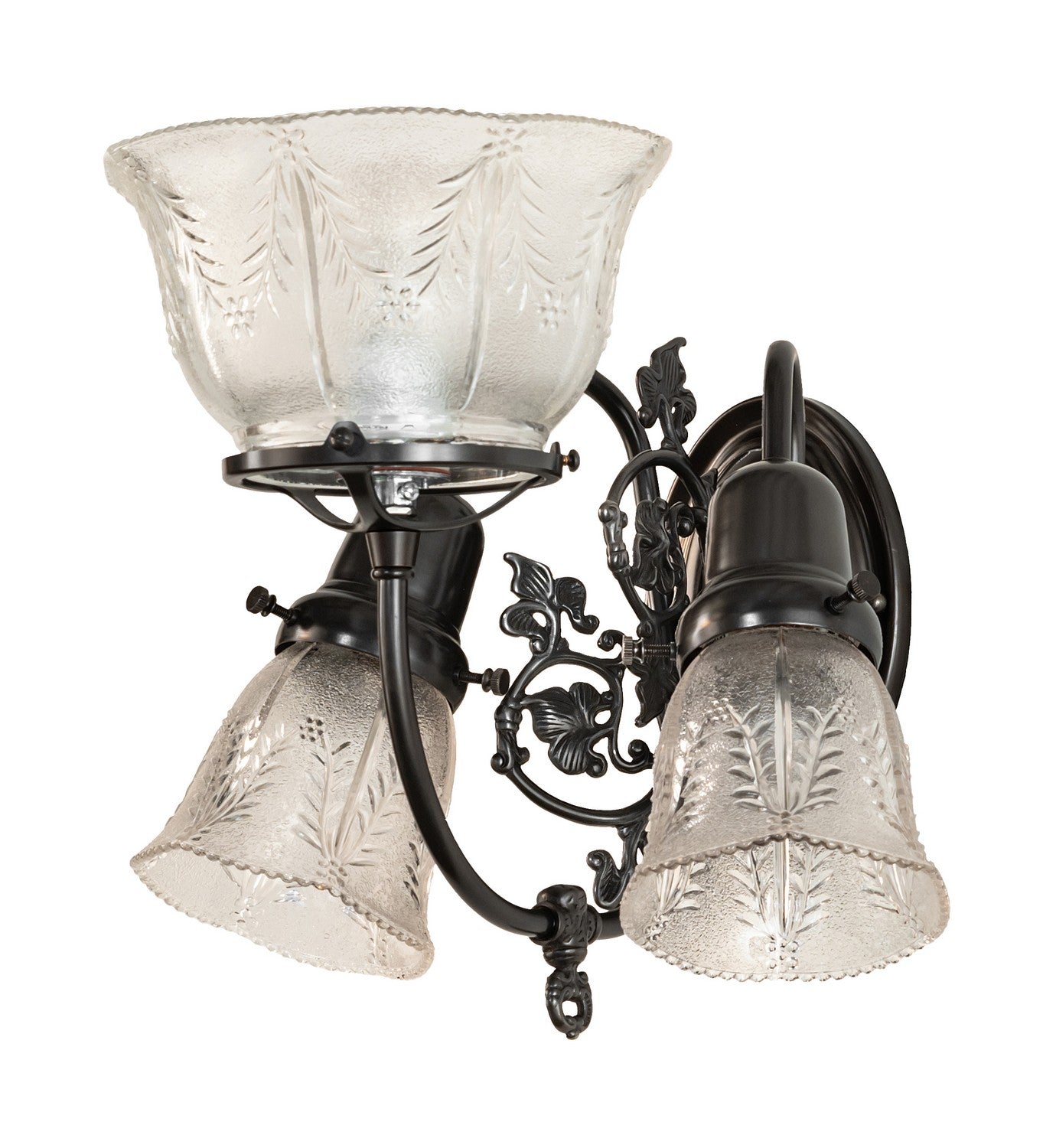 Meyda Tiffany - 202831 - Three Light Wall Sconce - Revival - Craftsman Brown