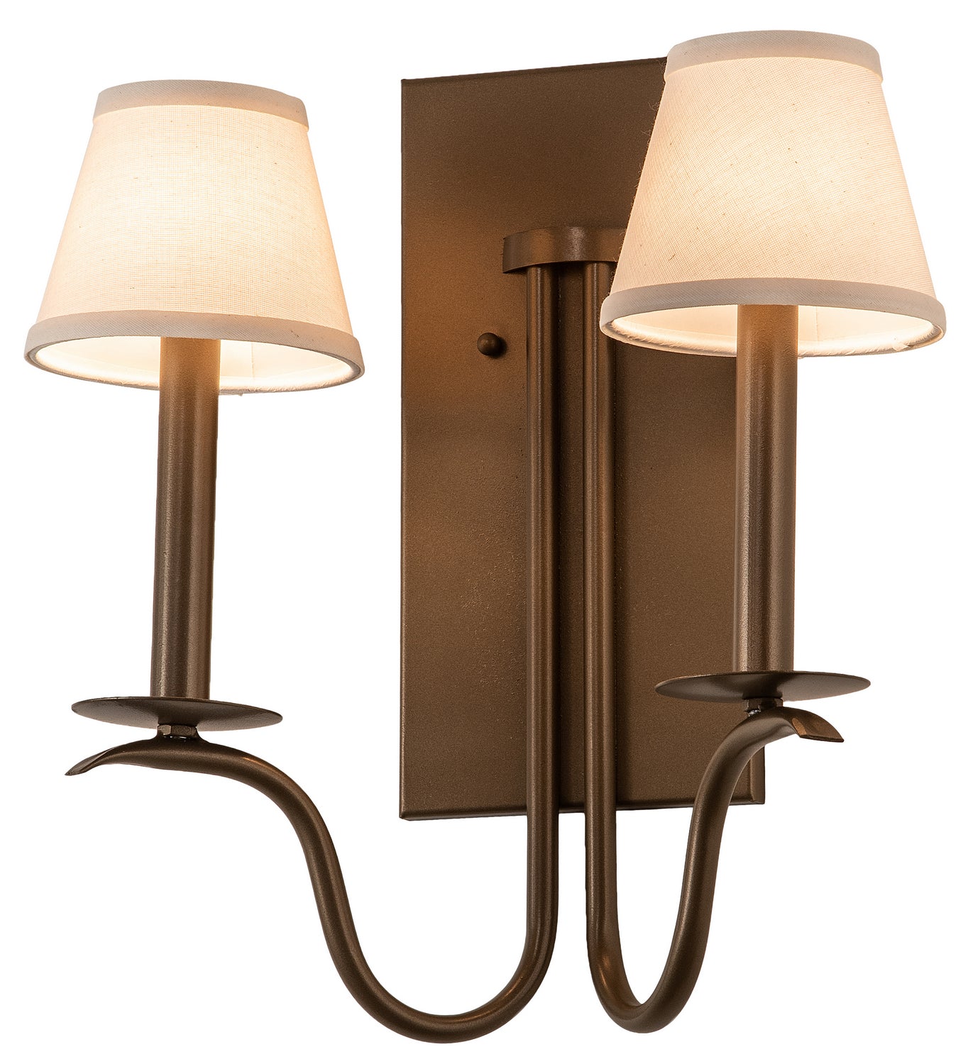 Meyda Tiffany - 202978 - Two Light Wall Sconce - Octavia - Brown Metallic