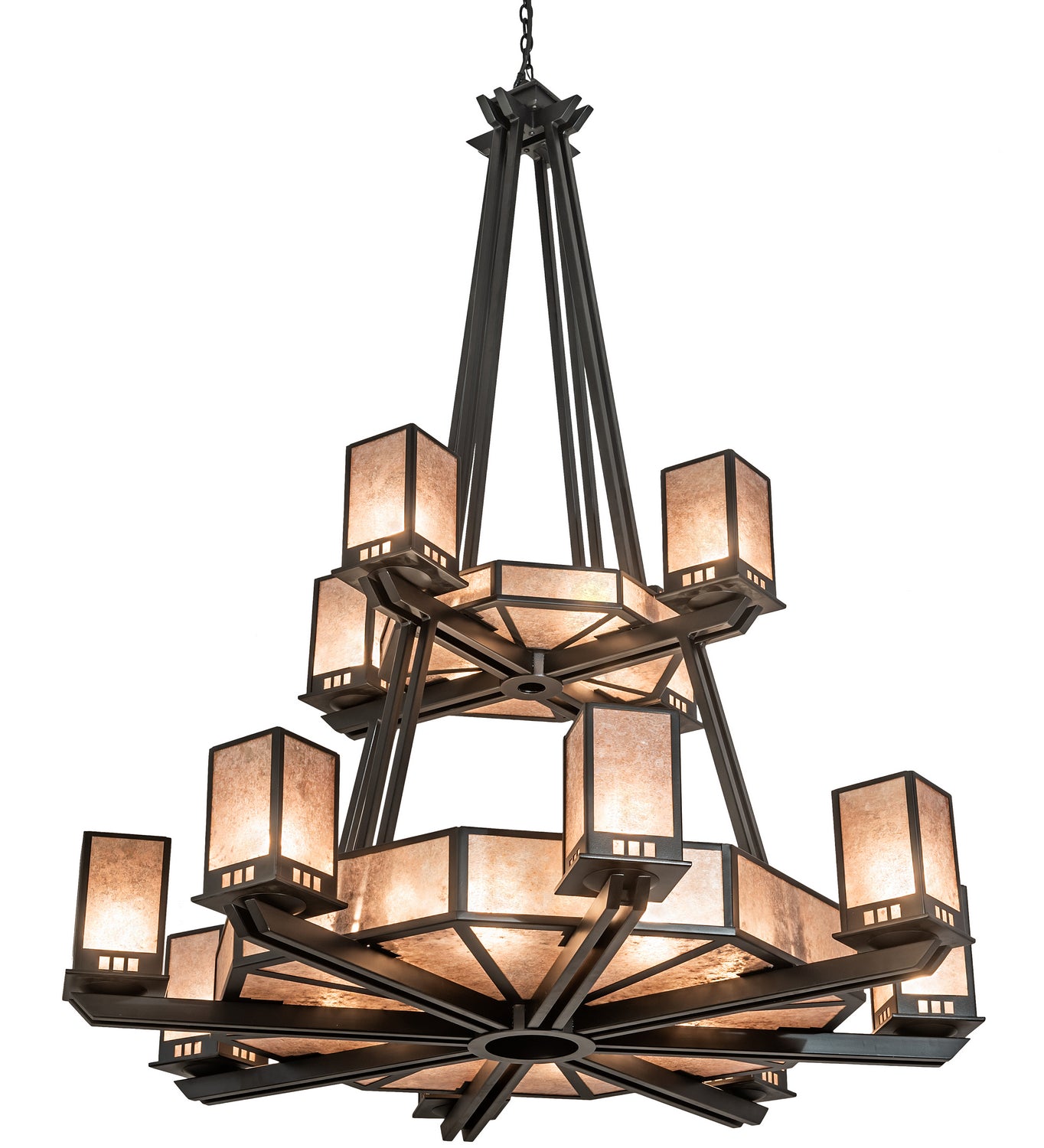 Meyda Tiffany - 203999 - 24 Light Chandelier - Avondale - Solar Black