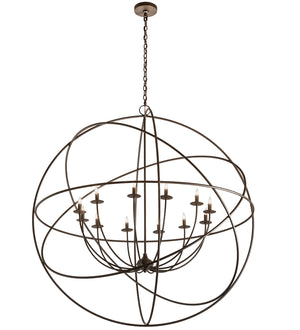 Meyda Tiffany - 204082 - 12 Light Chandelier - Atom Enerjisi - Oil Rubbed Bronze