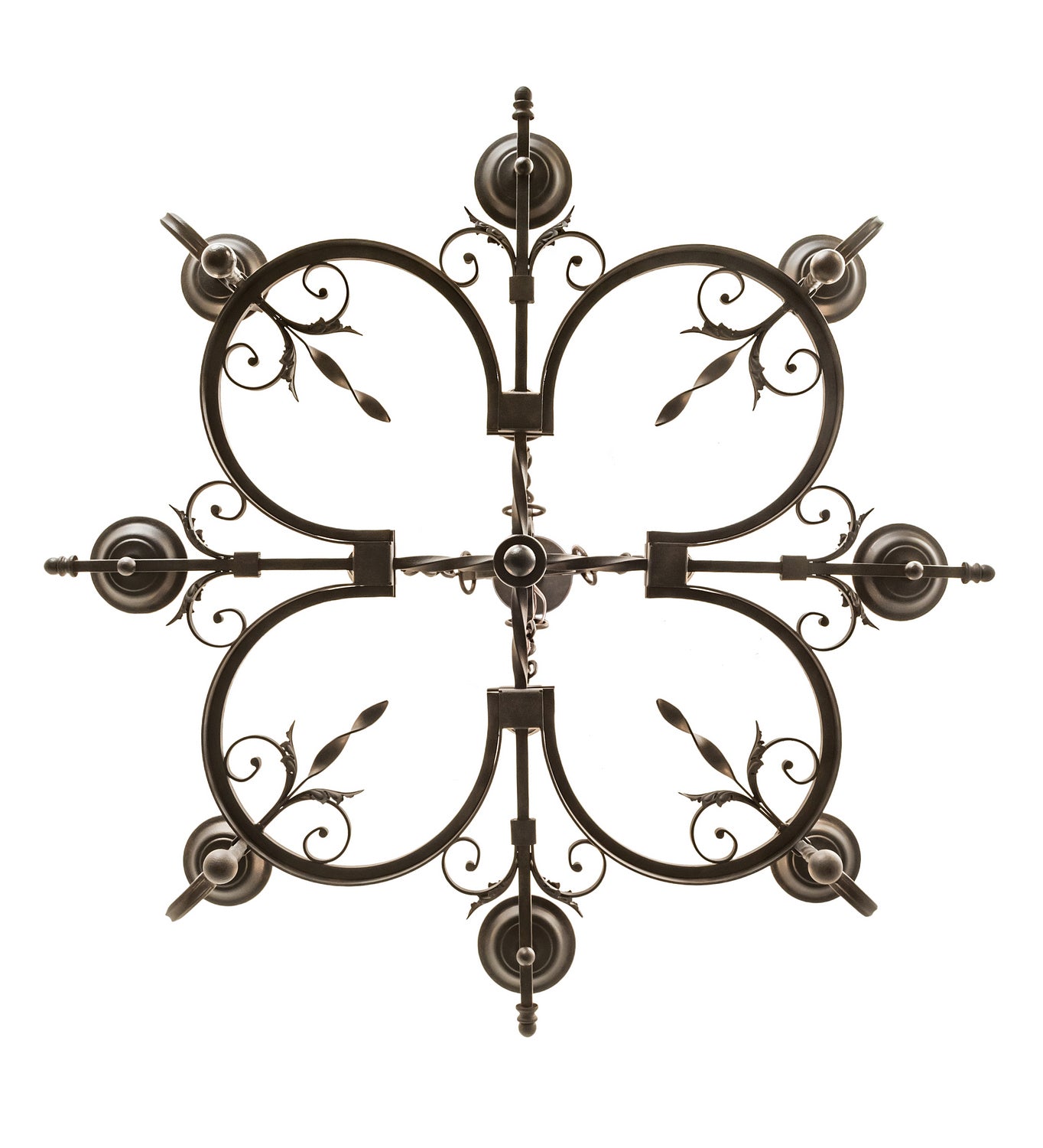 Meyda Tiffany - 204195 - Eight Light Chandelier - Andorra - Chestnut