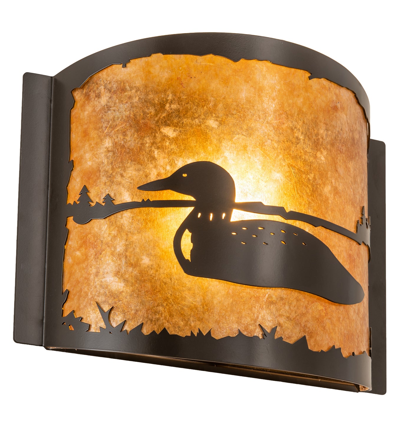 Meyda Tiffany - 204456 - One Light Wall Sconce - Loon - Timeless Bronze