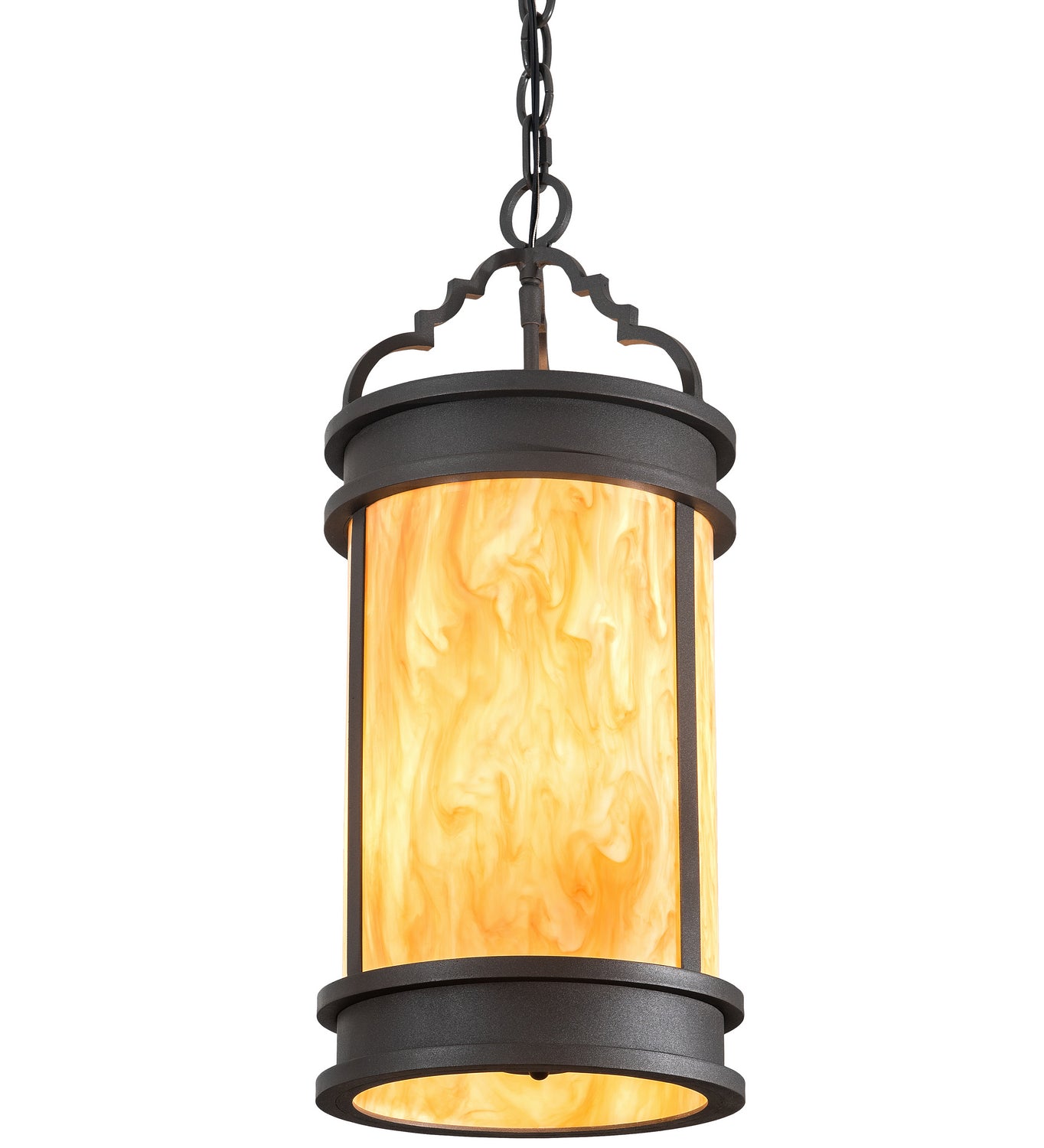 Meyda Tiffany - 205082 - Three Light Pendant - Wyant - Wrought Iron