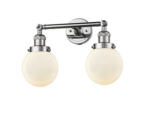 Innovations - 208-PC-G201-6 - Two Light Bath Vanity - Franklin Restoration - Polished Chrome