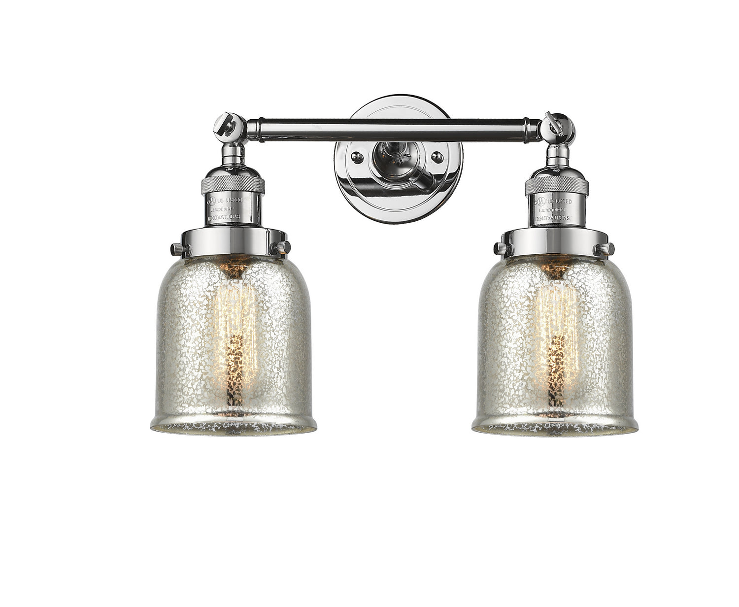 Innovations - 208-PC-G58 - Two Light Bath Vanity - Franklin Restoration - Polished Chrome