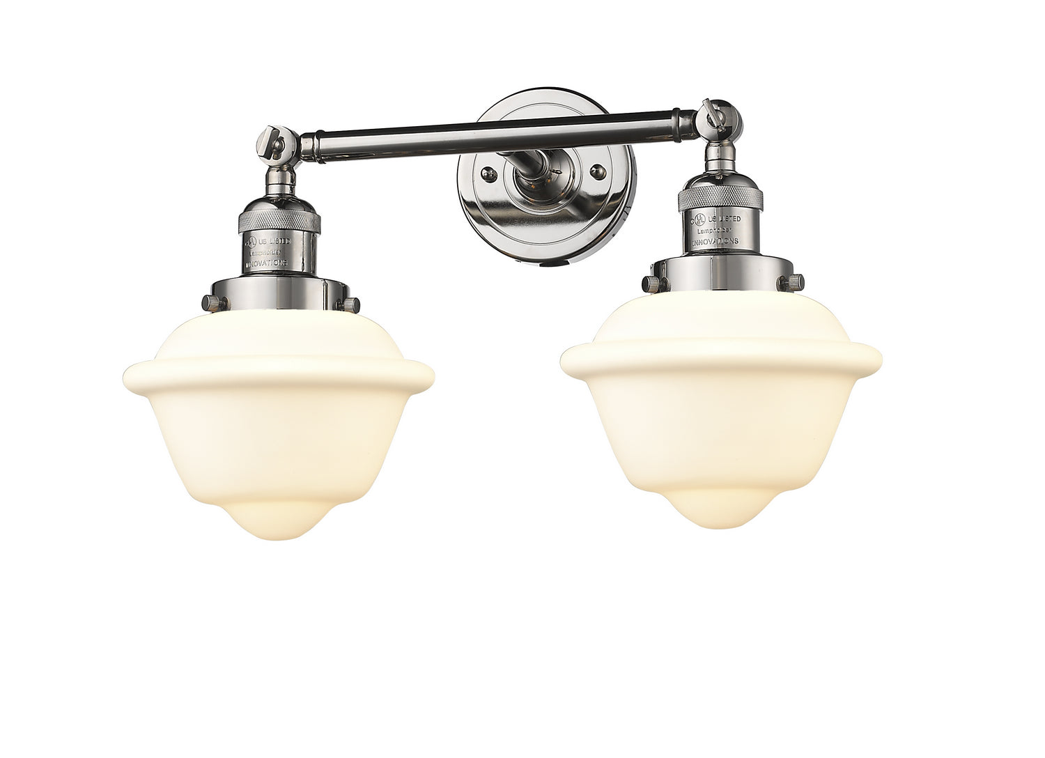 Innovations - 208-PN-G531 - Two Light Bath Vanity - Franklin Restoration - Polished Nickel