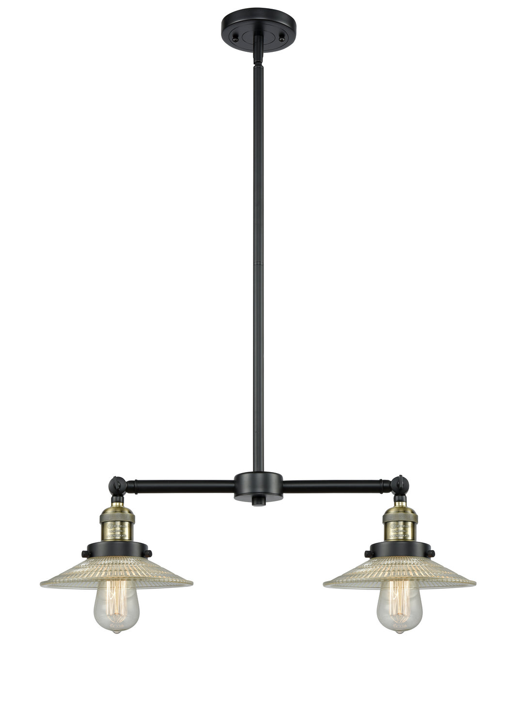 Innovations - 209-BAB-G2 - Two Light Island Pendant - Franklin Restoration - Black Antique Brass