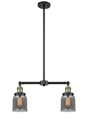 Innovations - 209-BAB-G53 - Two Light Island Pendant - Franklin Restoration - Black Antique Brass