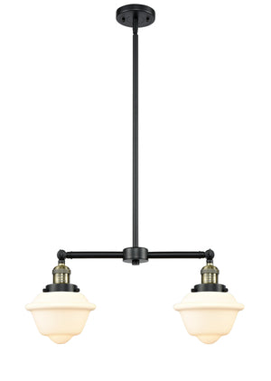 Innovations - 209-BAB-G531 - Two Light Island Pendant - Franklin Restoration - Black Antique Brass