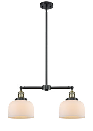 Innovations - 209-BAB-G71 - Two Light Island Pendant - Franklin Restoration - Black Antique Brass