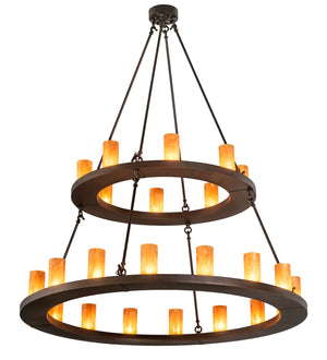 Meyda Tiffany - 210577 - 24 Light Chandelier - Loxley - Mahogany Bronze