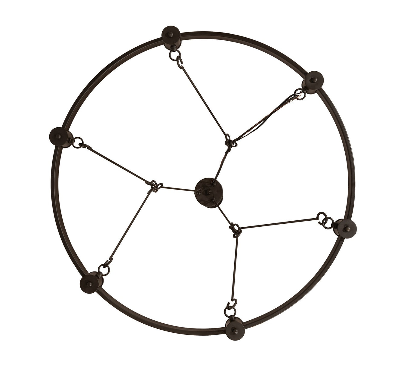 Meyda Tiffany - 210880 - Six Light Chandelier - Kenosha - Oil Rubbed Bronze