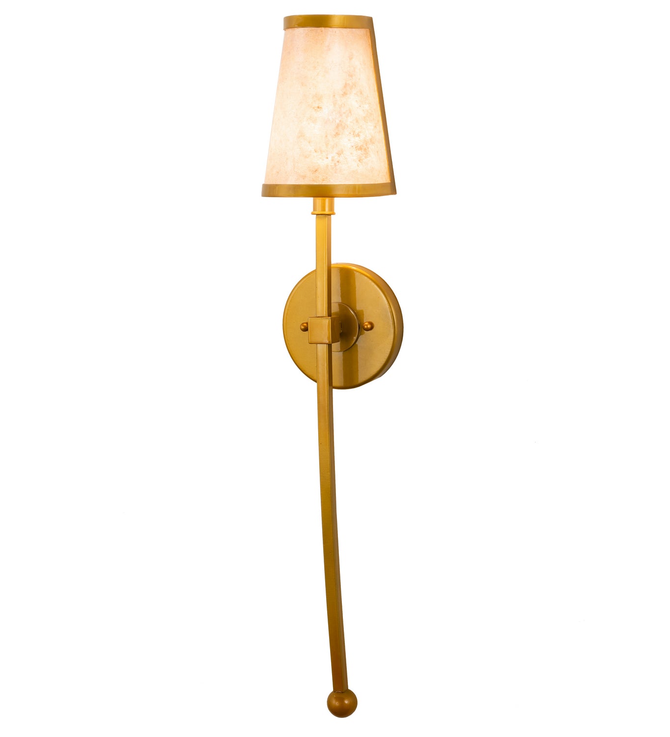 Meyda Tiffany - 211957 - One Light Wall Sconce - Verheven - Transparnet Gold Over Nickel