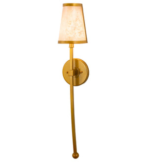 Meyda Tiffany - 211957 - One Light Wall Sconce - Verheven - Transparnet Gold Over Nickel