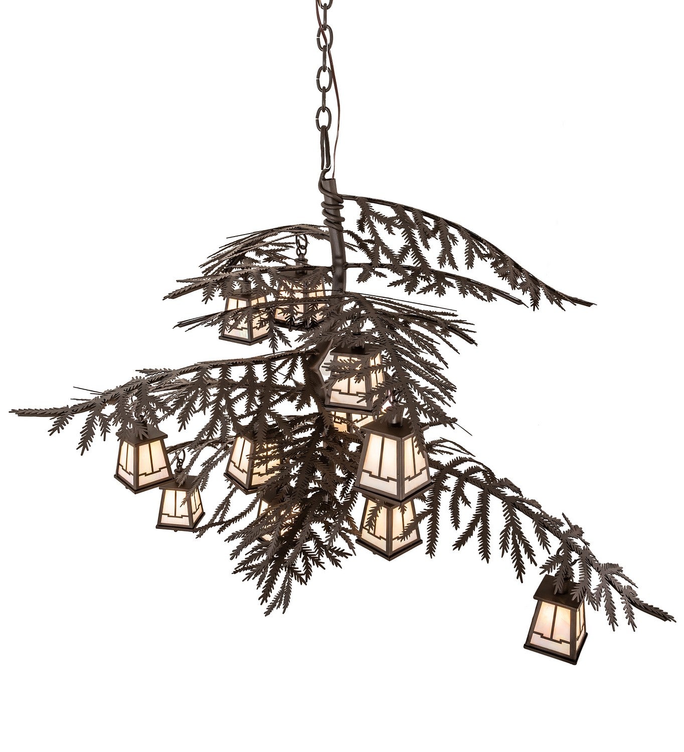 Meyda Tiffany - 213911 - 12 Light Chandelier - Pine Branch - Oil Rubbed Bronze