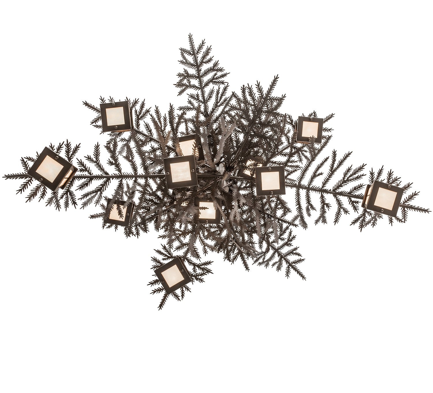 Meyda Tiffany - 213911 - 12 Light Chandelier - Pine Branch - Oil Rubbed Bronze