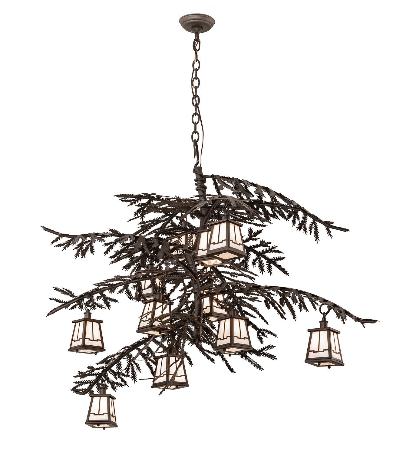 Meyda Tiffany - 213911 - 12 Light Chandelier - Pine Branch - Oil Rubbed Bronze