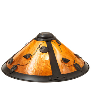 Meyda Tiffany - 24951 - Shade - Vine Leaf - Craftsman Brown