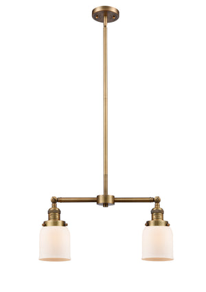 Innovations - 209-BB-G51 - Two Light Island Pendant - Franklin Restoration - Brushed Brass