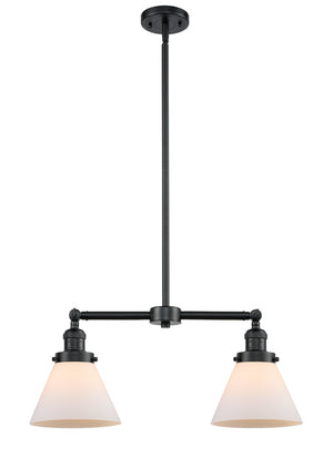 Innovations - 209-OB-G41 - Two Light Island Pendant - Franklin Restoration - Oil Rubbed Bronze