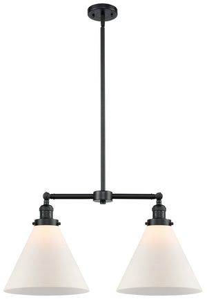 Innovations - 209-OB-G41-L - Two Light Island Pendant - Franklin Restoration - Oil Rubbed Bronze